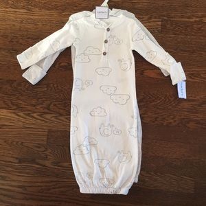 Baby 2 pack unisex sleeper gowns